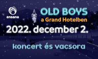 Old Boys koncert vacsorával 2022.12.02.